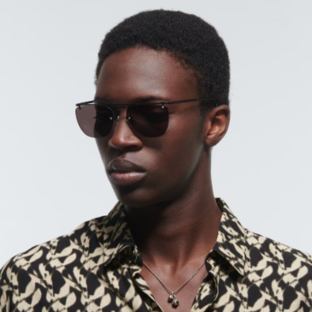 NEW SAINT LAURENT SL600 001 BLACK UNISEX SUNGLASSES SAINT LAURENT SL600 001 - Picture 5 of 14